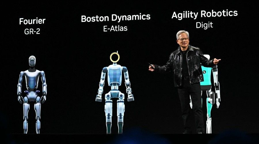 Jensen Huang, Nvidia CEO: Humanoid robots to roam around in five years