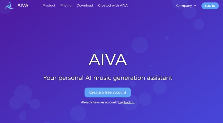 Aiva - AI Website