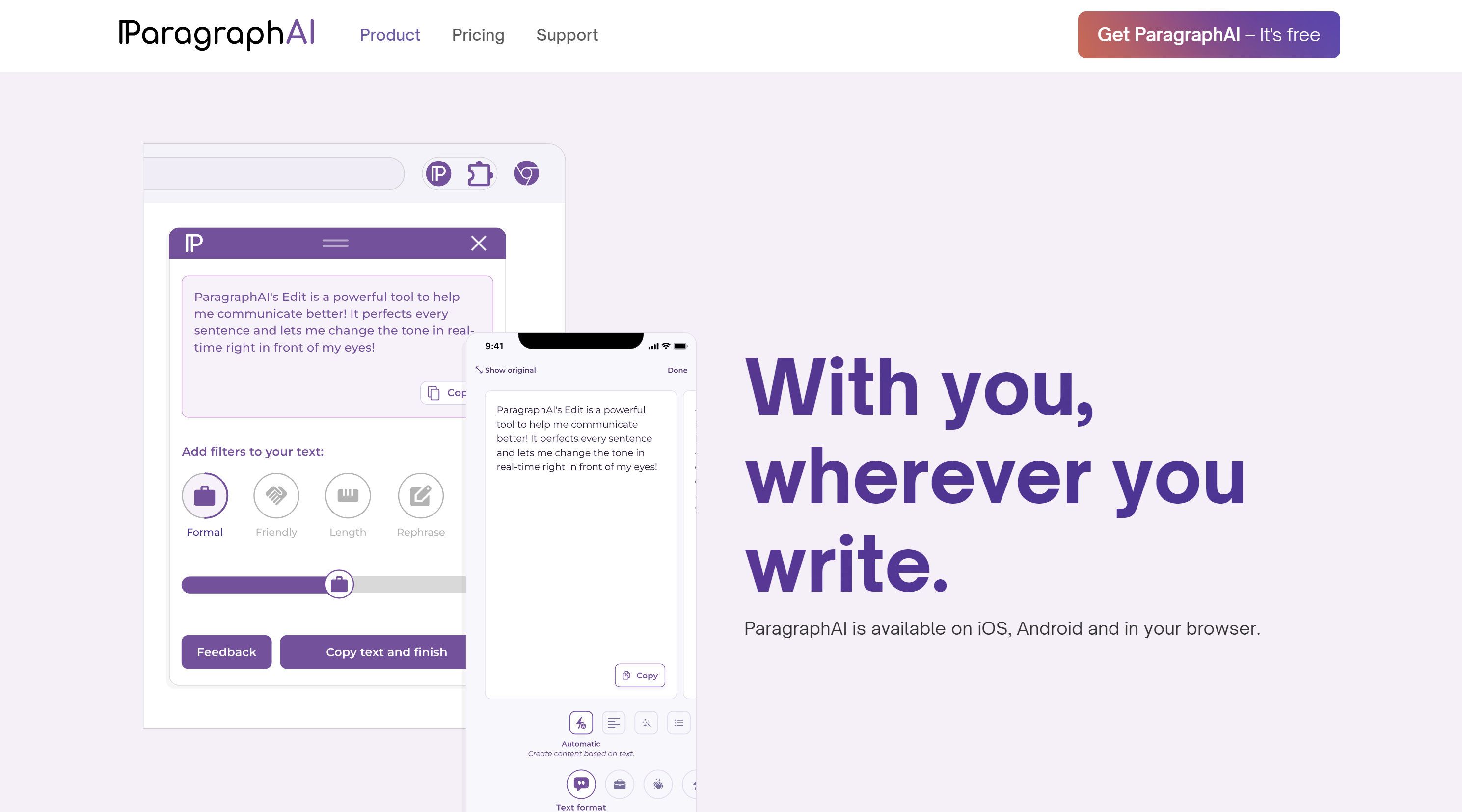 Go to Paragraph AI Paragraph AI
